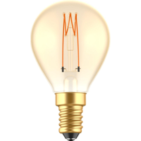 LED Lamp goud E14 - Gloeilamp design - Dimbaar extra warm wit - 1800K - thumbnail
