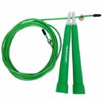 Tunturi verstelbare speed rope groen - thumbnail