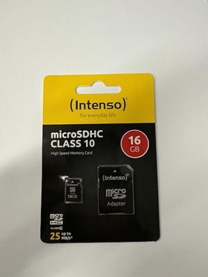 Intenso High Performance microSDHC-kaart 16 GB Class 10 Incl. SD-adapter Intenso High Performance microSDHC-kaart 16 GB Class 10 Incl. SD-adapter