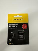 Micro SD geheugenkaart met adapter INTENSO 3413470 16 GB 16 GB - thumbnail