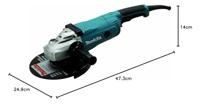 Makita GA9020RF GA9020RF Haakse slijper 230 mm 2200 W - thumbnail
