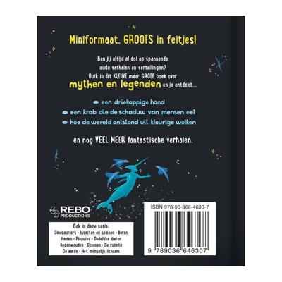 Rebo Publishers Het kleine maar grote boek over? mythen legenden