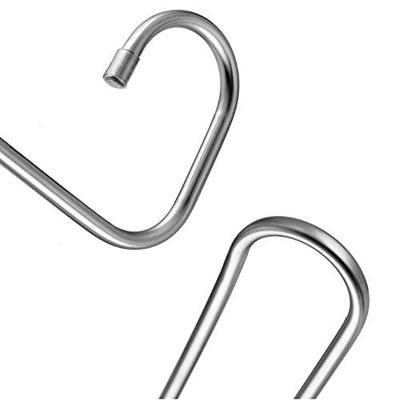 QUVIO Kledinghanger voor 5 broeken staal