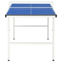 VidaXL Tafeltennistafel met net 5 feet 152x76x66 cm blauw - thumbnail