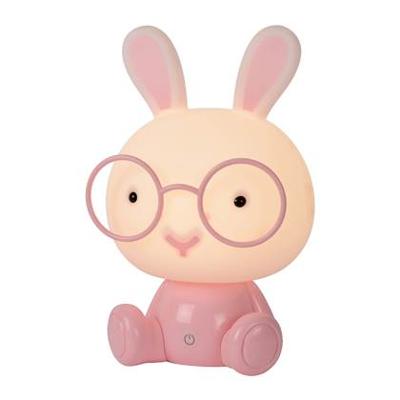 Lucide DODO RABBIT - Nachtlamp Kinderkamer - LED 3 StepDim - 1x3W 4000K - Roze