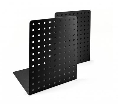 Trendform Boekensteun Dots - set van 2 stuks - zwart
