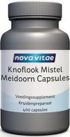 Nova Vitae Knoflook mistel / maretak meidoorn 400 Capsules - thumbnail