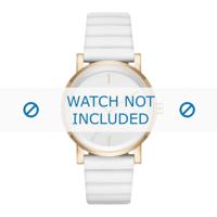 Horlogeband DKNY NY2632 Leder Wit 18mm - thumbnail
