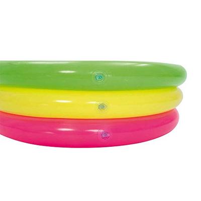 Bestway Opblaasbaar Kinderzwembad 3 Ringen Gevoerde Bodem 70x24 cm +2 Jaar Tuin 51128 - thumbnail