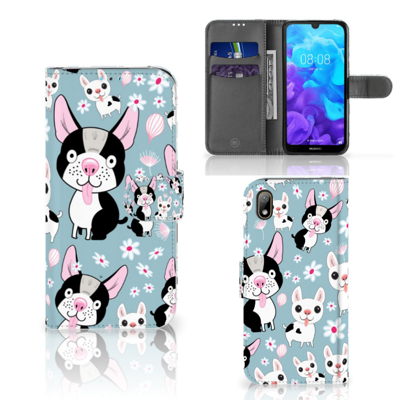 Huawei Y5 (2019) | Telefoonhoesje | Met pasjeshouder | Hondjes Huawei Y5 (2019) | Telefoonhoesje | Met pasjeshouder | Hondjes