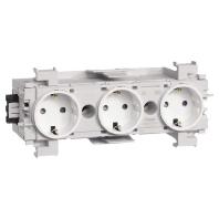 Hager Sonstiger Steckverbinder Stopcontact voor Accessoires voor elektroplintsysteem Wit 1 stuk(s)