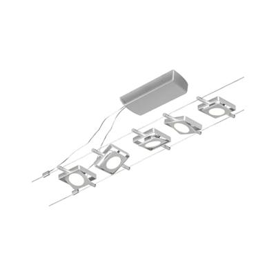 Paulmann 94420 Kabelsysteem compleet LED vast ingebouwd LED Chroom (mat), Chroom