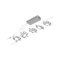 Paulmann 94420 Kabelsysteem compleet LED vast ingebouwd LED Chroom (mat), Chroom - thumbnail