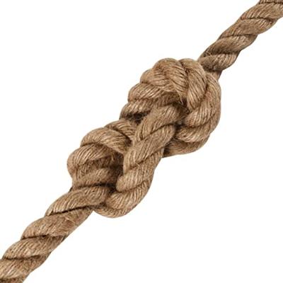 Touw 25 m lang 36 mm dik jute - thumbnail