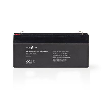 Nedis Oplaadbare Loodaccu | Lead-Acid | 6 V | 3200 mAh | 1 stuks - BALA32006V BALA32006V Nedis Oplaadbare Loodaccu | Lead-Acid | 6 V | 3200 mAh | 1 stuks - BALA32006V BALA32006V