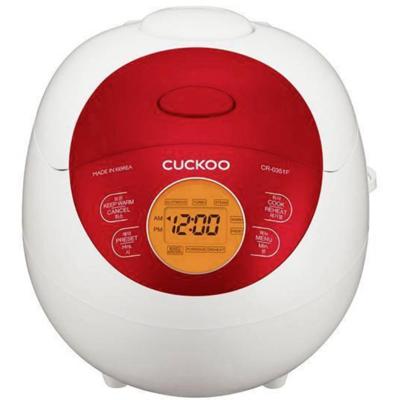 Cuckoo CR-0351F Rijstkoker Wit, Rood