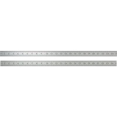 BMI biegsamer Stahlmaßstab 500mm 18x0,5mm VA DIN2968 plus6 963050030 Staallineaal roestvrij 1 stuk(s)