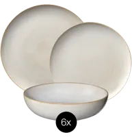 ASA Selection Serviesset Saisons - Sand - 18-delig | 6 personen - thumbnail