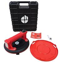 Heicko PH618A 1-kopzuignap met ingebouwde elektrische vacuümpomp en vacuümaanduiding, incl. opbergkoffer, Ø 200 mm Belasting (max.): 150 kg - thumbnail