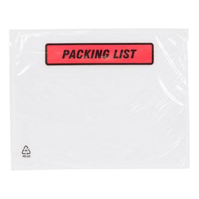 Paklijstenvelop &apos;packing list&apos; 160 x 115 mm c6 formaat