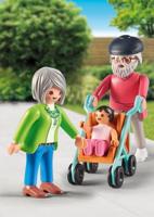 Playmobil My Life 71613 Opa en oma met baby - thumbnail