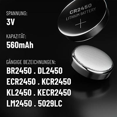 Absina Knoopcel CR2450 3 V 5 stuk(s) Lithium