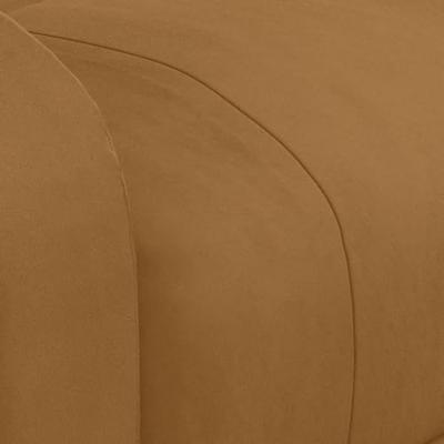 Massagestoel elektrisch verstelbaar fluweel bruin