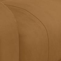 Massagestoel elektrisch verstelbaar fluweel bruin - thumbnail