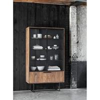 DTP Home Vitrinekast 'Odeon' Teakhout, 210 x 120cm - thumbnail