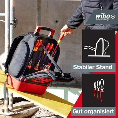 Wiha Gereedschapsrugzak (gevuld) 27-delig Electricien (l x b x h) 385 x 260 x 530 mm