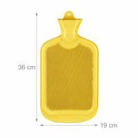 Relaxdays warmwater kruik geel 2 l | 6 stuks - thumbnail