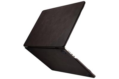 NorthLife MacBook Air 13 inch (2022-2025) Leren cover hoes - case - Donkerbruin