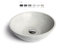 Urbi et Orbi Circum opbouw wastafel 40x15cm ivoor - thumbnail