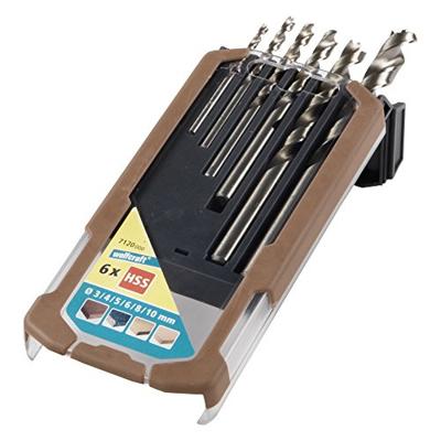Wolfcraft Houtspiraalboorset | HSS | Ø3-10mm | 6-delig | 1 set - 7120000 Wolfcraft Houtspiraalboorset | HSS | Ø3-10mm | 6-delig | 1 set - 7120000