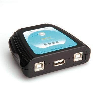 VALUE handmatige USB 2.0 printer switch, 4 poorts VALUE handmatige USB 2.0 printer switch, 4 poorts