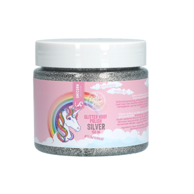 Lucky Horse Glitter Hoeflak Zilver