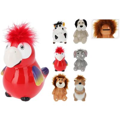 Spaarpot met haar 6 ass. design