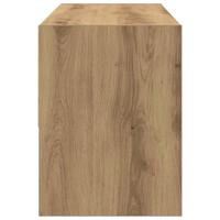 Schoenenrek stapelbaar 89,5x30x40 cm artisanaal eikenkleurig - thumbnail