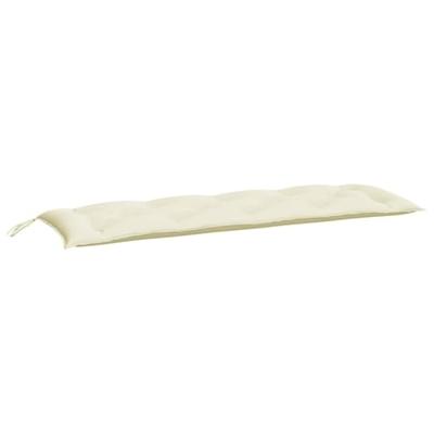 VidaXL Tuinbankkussen 150x50x7 cm oxford stof crèmekleurig VidaXL Tuinbankkussen 150x50x7 cm oxford stof crèmekleurig