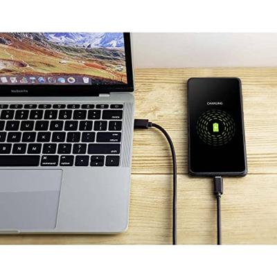 Renkforce RF-4547682 USB-kabel USB 2.0 USB-A stekker, USB-C stekker 1.80 m Zwart Stekker past op beide manieren