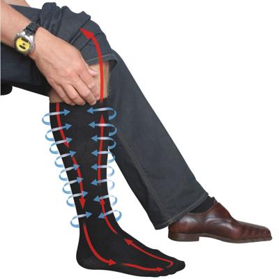 TravelSafe compressiesokken katoen zwart TravelSafe compressiesokken katoen zwart