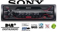 Sony DAB+ autoradio DSX-A310DAB met USB, FM/AM, AUX (rode verlichting), zonder DAB+ antenne - thumbnail