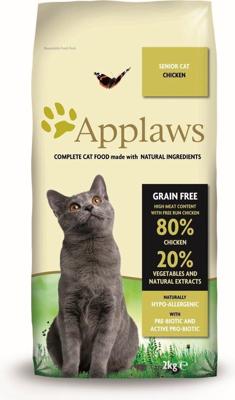APPLAWS Senior Chicken - droog kattenvoer - 2kg