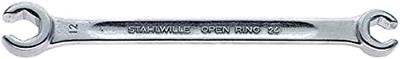 Stahlwille Dubbele ringsleutel | 10 x 12 mm 160 mm | met 6kant | 1 stuk - 41081012 41081012 - thumbnail