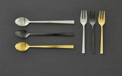 BITZ - Koffie & Thee - Latte Macchiatolepels 20cm S/4 RVS