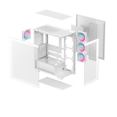 DeepCool CG580 4F WH Midi Tower Wit