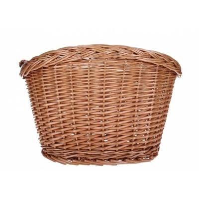 Fietsmand Riet Ovaal Groot Afneembaar Met Buik