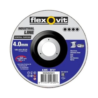 Flexovit afbraamschijf - 125 x 7.0 x 22.2 mm - A30S-BF27 GP