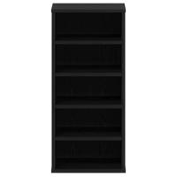 Schoenenkast 2 pcs Zwart Eiken 32 x 35 x 70 cm Bewerkt hout - thumbnail