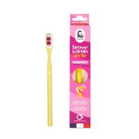 Lamazuna Toothbrush extra soft mimosa yellow 1 Stuks - thumbnail